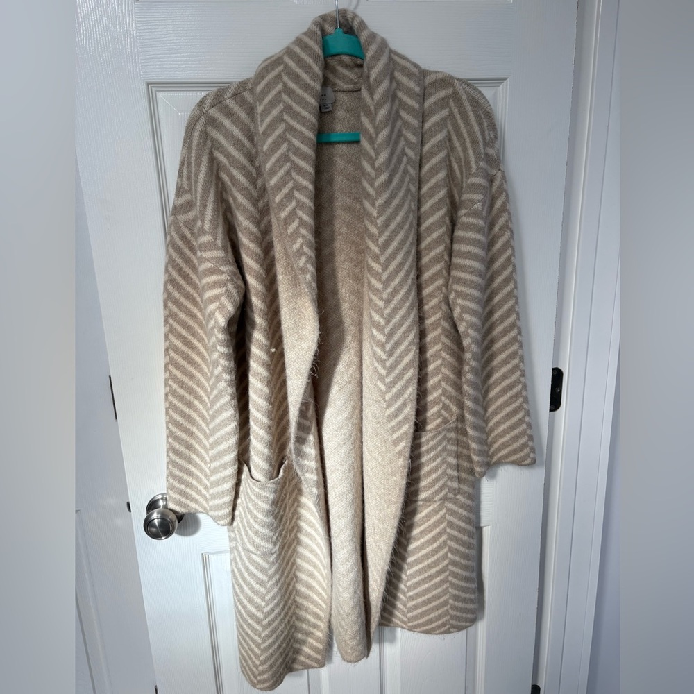Oversized chevron cardigan